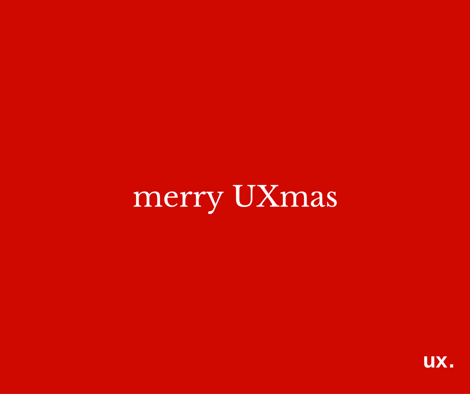 uxmas buone feste buon natale ux design