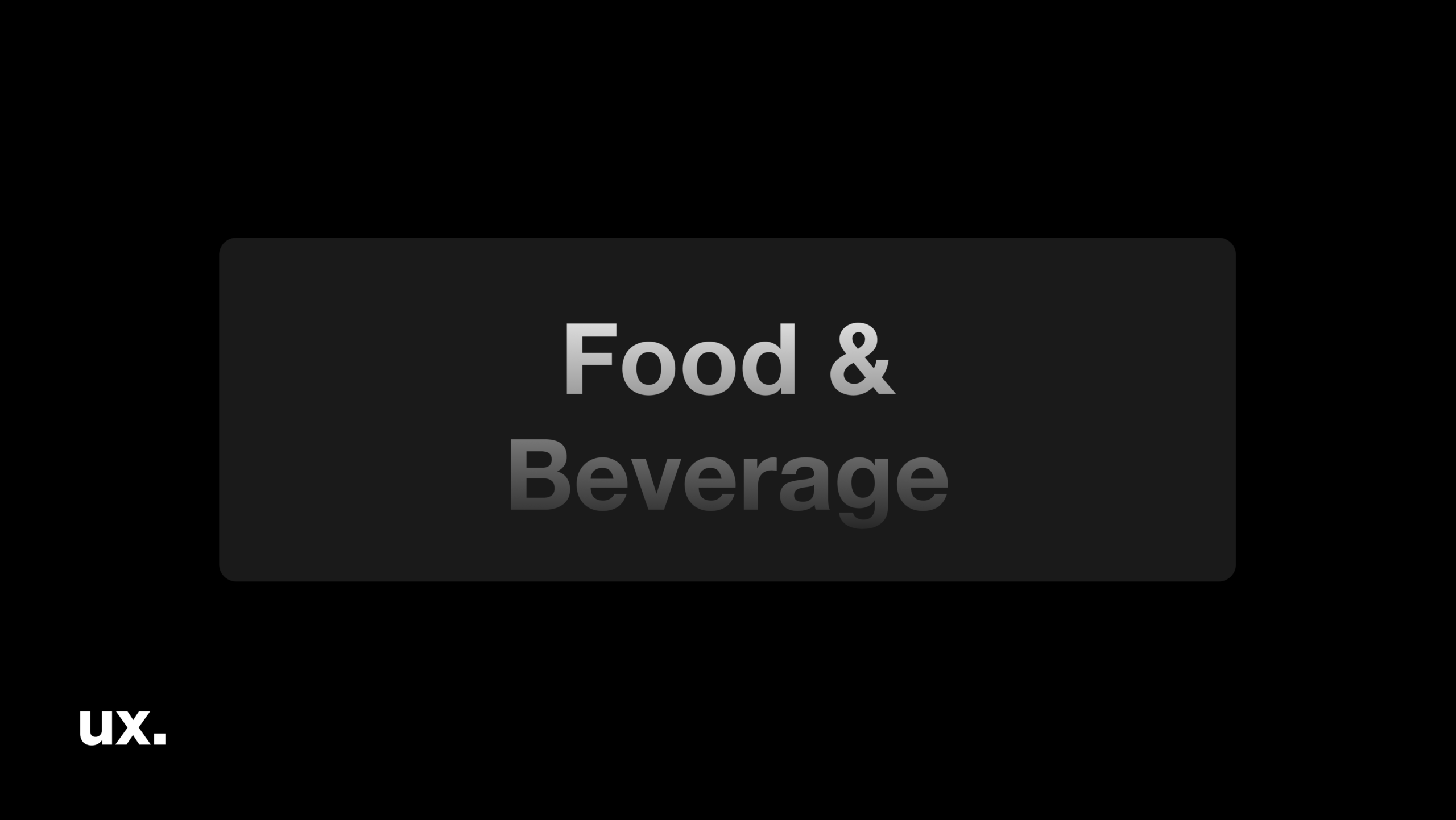 Food & Beverage